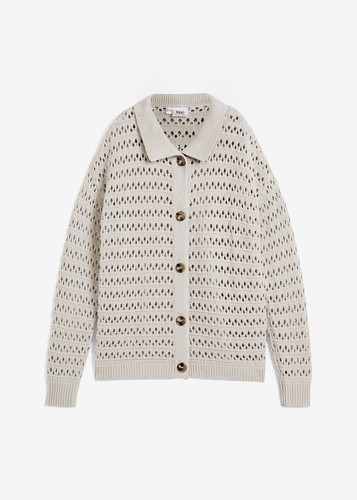 Ajour strickjacke mit - ajour-strickjacke,