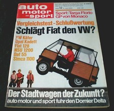 AMS 12/70 Test Dornier Delta