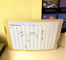 Hebel Convex Planungstafel Jahrestafel Whiteboard 100x62cm
