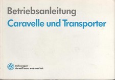 VW  TRANSPORTER T4 Betriebsanleitung 1990 Handbuch Bordbuch CARAVELLE  BA