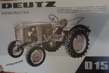 DEUTZ DIESEL D 15    TRAKTOR
