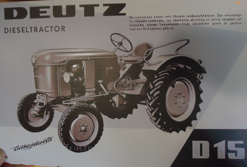 Deutz diesel traktor - d,