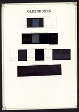 OLDENBURG Lot Briefmarken alte