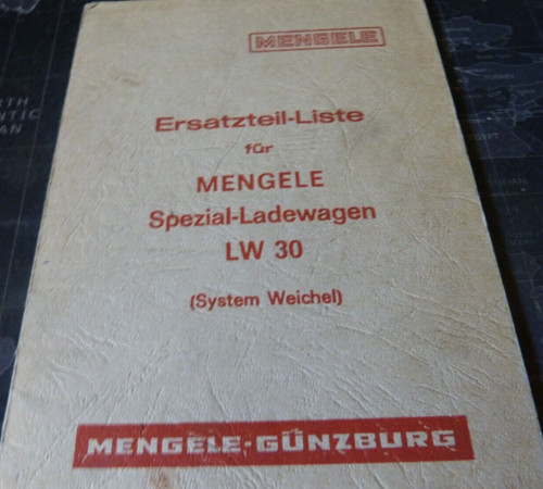 Mengele ersatzteilliste - mengele,