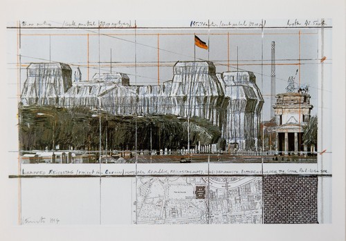Christo kunstpostkarte - christo,