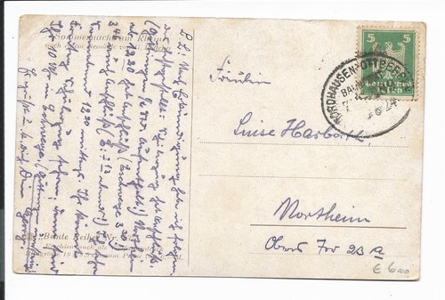 Bahnpost nordhausen ottbergen - bahnpost, nordhausen-
