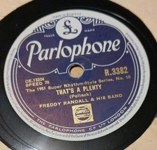 FREDDY RANDALL AND HIS BAND PARLOPHONE SCHELLACKPLATTE