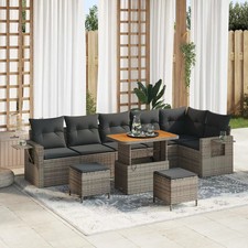 Gartensofa-set Poly-Rattan