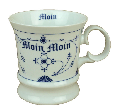 Porzellan becher indisch - becher, blau