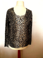 Imagini Twinset Gr. S/M Animalprint Braun-creme getragen