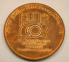 20 Jahre Betriebszugehörigkeit VEB Bandstahlkombinat Eisenhüttenstadt EKO