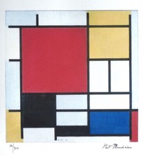 Piet Mondrian " KOMPOSITION in