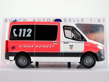 Busch 53465 Mercedes-Benz Sprinter "FW Dortmund / Kinder-NEF" 1:87/H0 NEU/OVP