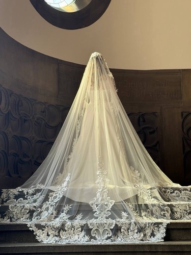 ✨Mantilla wedding veil