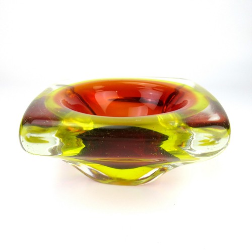 Murano glas aschenbecher - glas,