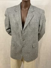 TOM HANBURY SAKKO JACKETT BLAZER  SCHURWOLLE/ALPAKA MIX 54 GRAU FAST NEUWERTIG!