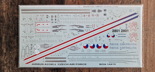 Decal airbus a319 czech - airbus, air