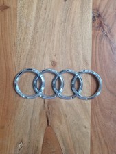 AUDI RINGE CHROM ORIGINAL für alle AUDI MODELLE