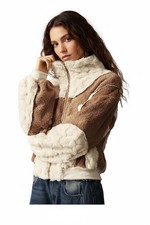 Boho Teddy Fleecejacke Vintage