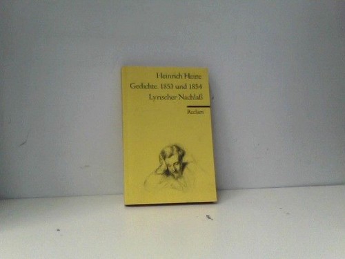Gedichte 1853 und 1854 heine - 1854,