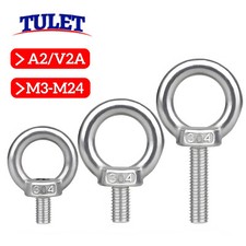 Ringschrauben DIN 580 Edelstahl V2A VA A2 Ösenschrauben Augbolzen Augenschrauben