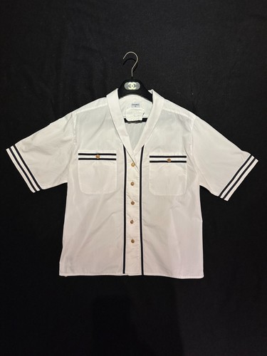 Chanel vintage kurzarmbluse - chanel,
