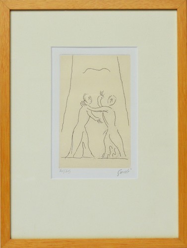 Radierung virgilio guidi - virgilio,