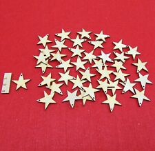 Sterne mit Loch Holzsterne Streudeko Holz Stern Weihnachten 3 cm 40 St. -Set 5