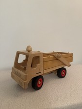 Fagus Holzspielzeug LKW-Kipper mit Container Holzspielzeug Holzauto