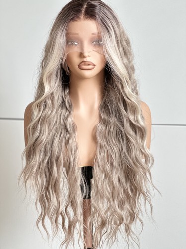 Blond remy hair perücke - blond,