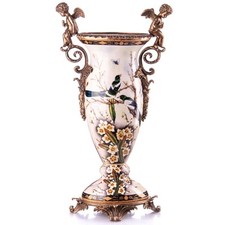 Vase aus porzellan bronze - porzellan,
