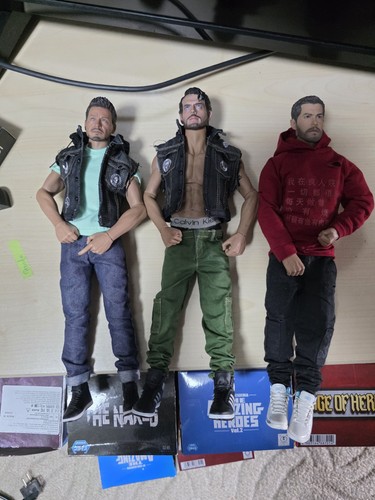 Action figuren sammlung set - 3x, action-figuren