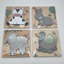 S001 Holzpuzzle 3D Set Hase