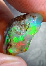 Öl Opal mit Feuer Aus Indien