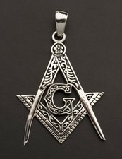 G Kompass Anhänger Freimaurer