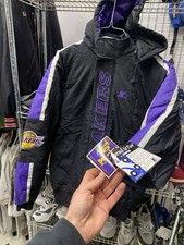 STARTER JACKE  VINTAGE Los Angeles Lakers NBA S M Winter Jacke 90s Rare Neu