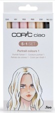 COPIC Marker ciao, 5+1 Set