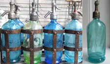 ANTIKER SIPHON aus TÜRKISEM