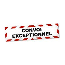 Convoi Exceptionnel Magnetschild Auto Warnschild LKW Magnetfolie Geschenkidee