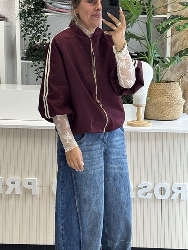 Stylische allover ballon jacke - ballon,
