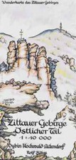 Wanderkarte Zittauer Gebirge -