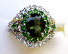 Echter Moldavit & Chromdiopsid