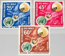 MALI 1963 62-64 45-47 WMO Emblem Studies of Atmosphere Wetterballon Space MNH