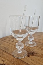 2 x Hansen Präsident Rum Glas Longdrink Cocktail Groggläser mit Glasrührer