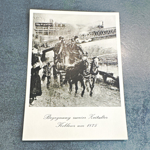 Postkarte koblenz begegnung - postkarte,