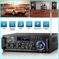 Bluetooth Receiver Stereo Verstärker Audio Empfänger Amplifier USB Music Player