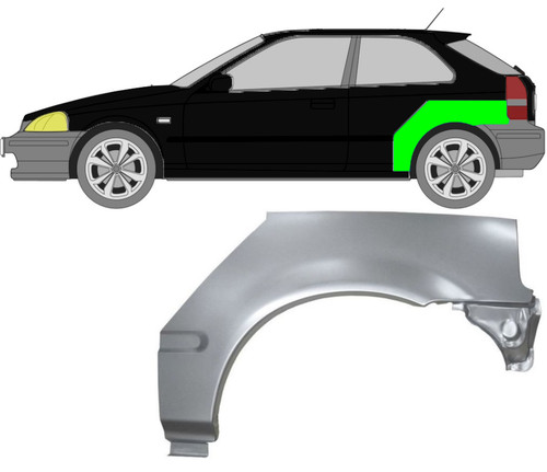 Radlauf für honda civic ek - für, ej