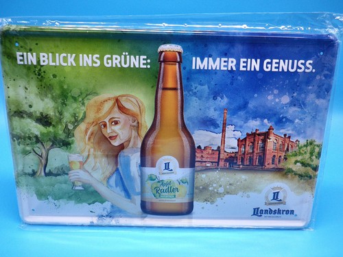 Landskron bier blechschild - landskron,