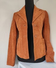 Vintage Wildleder Blazer Jacke