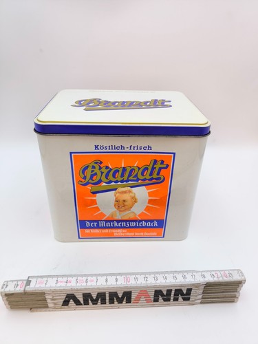 Alte dose blechdose - blechdose,, brandt